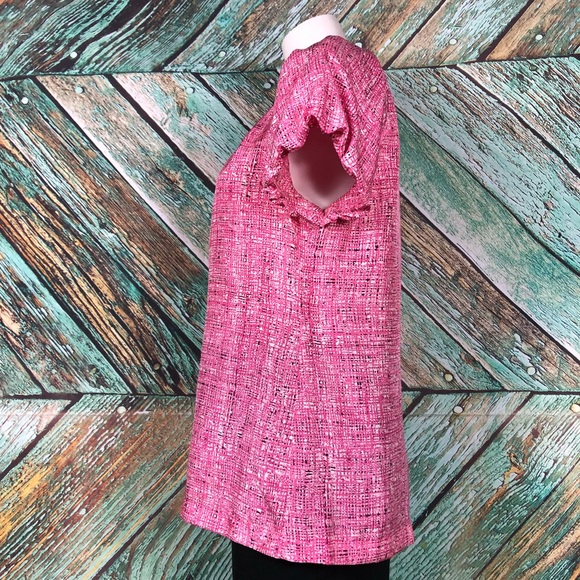 A4 - Ann Taylor 100% Silk Pink Blouse - S - Picture 3 of 6